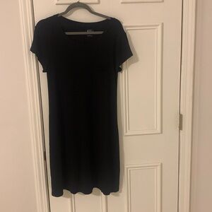 Black tee shirt dress